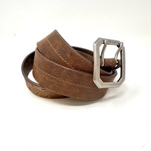 Martelli Bovine Leather 1.5" Belt‎ Brown Size 14